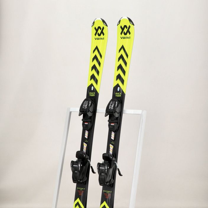 Dětské sjezdové lyže Völkl Racetiger Junior Yellow + 4.5 VMotion Jr yellow/black 9