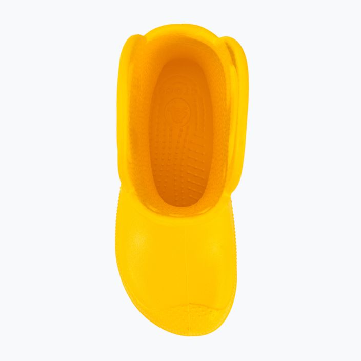 Dětské holínky Crocs Handle Rain Boot Kids yellow 6