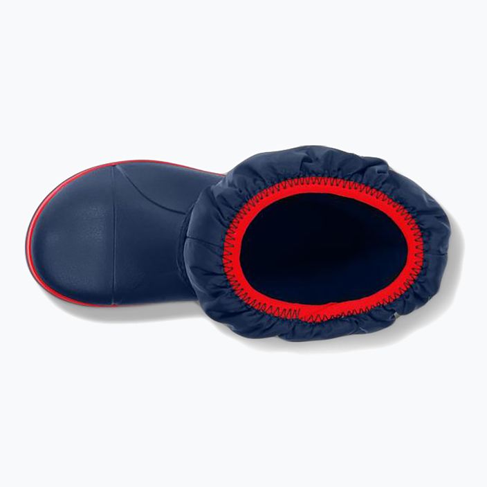 Dětské sněhule Crocs Winter Puff navy/red 3