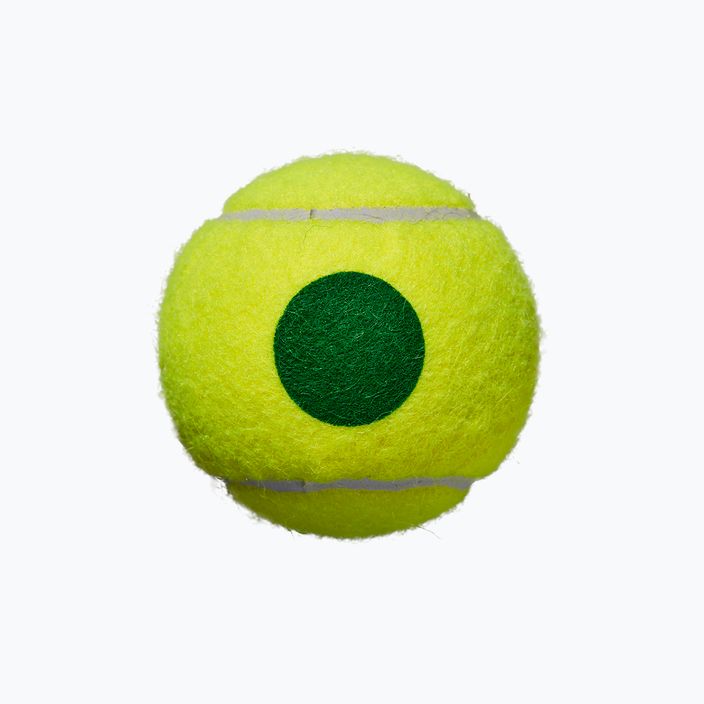 Dětská sada tenisových míčků Wilson Starter Play Green 4 ks žlutá WRT137400 4
