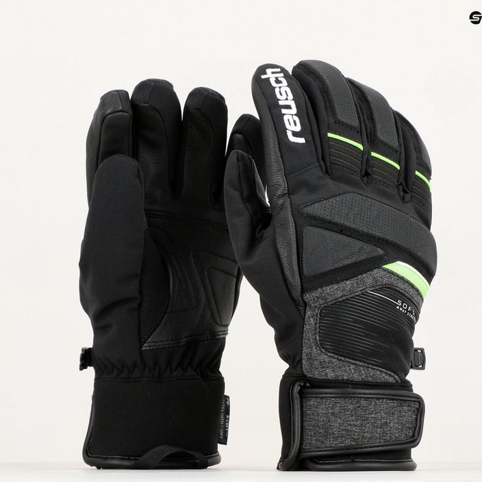 Lyžařské rukavice Reusch Storm R-Tex Xt black/black melange/neon green 9