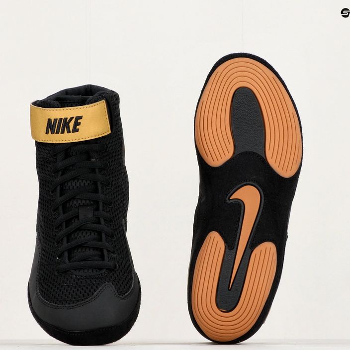 Pánská zápasová obuv Nike Inflict 3 Limited Edition black/vegas gold 8