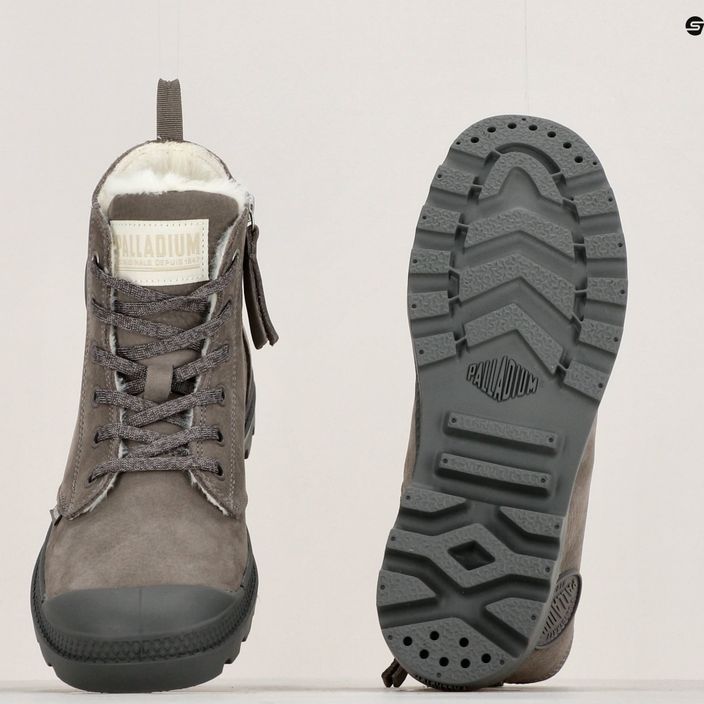 Dámské boty Palladium Pampa HI ZIP WL cloudburst/charcoal gray 15