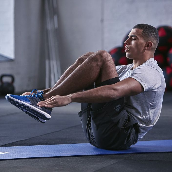 Fitness podložka na cvičení adidas modrá ADMT-11014BL 4