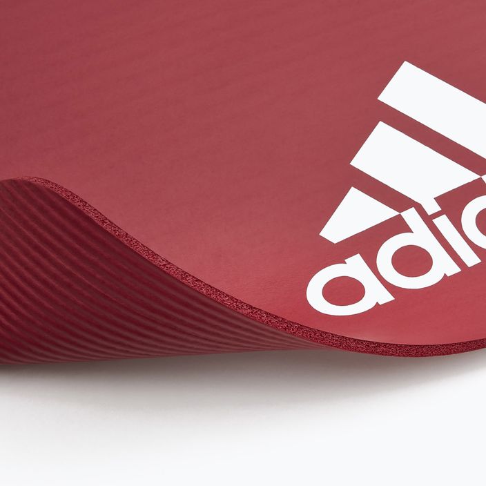 Cvičební podložka adidas červená ADMT-11014RD 8