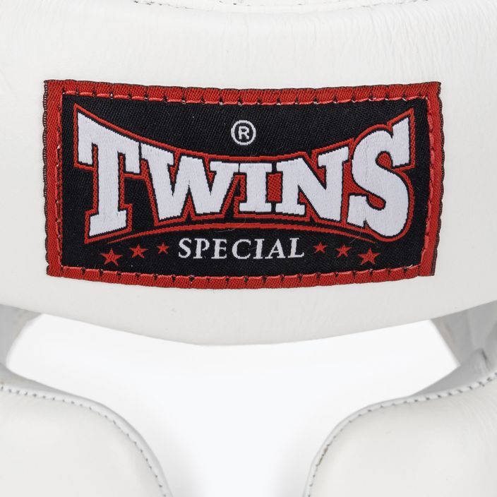 Boxerská helma  Twins Special Sparingowy white 4