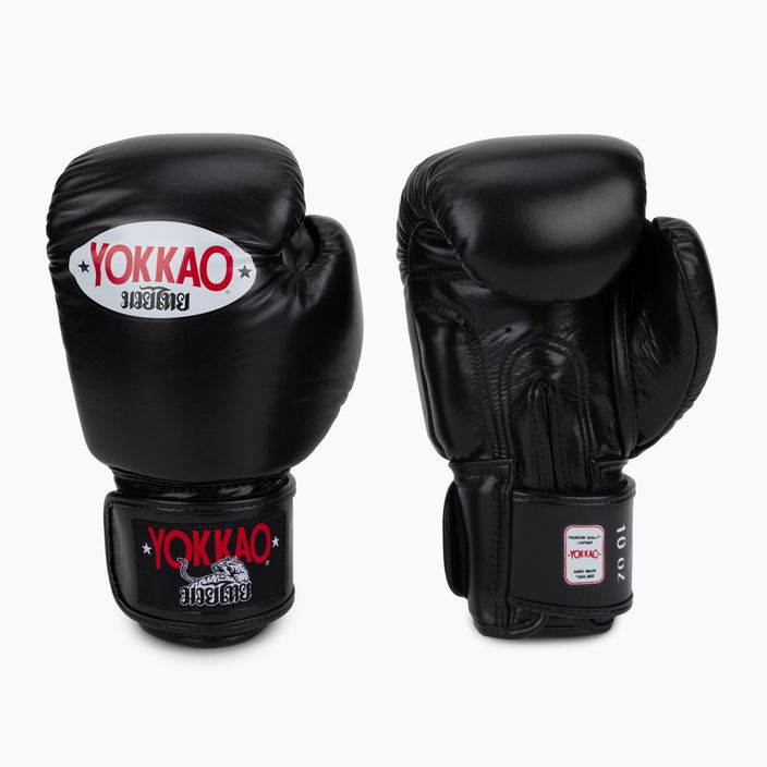YOKKAO Matrix boxerské rukavice černé BYGL-X-1 3