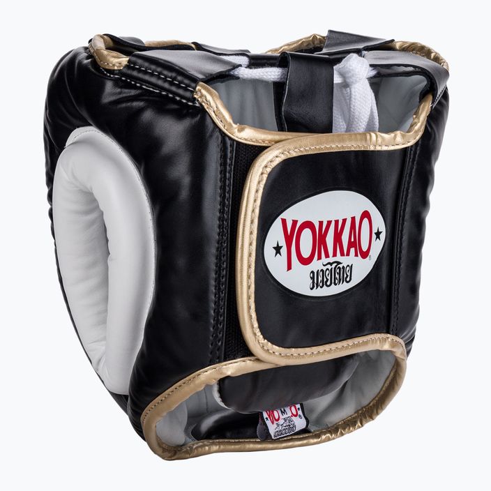 YOKKAO Training Headguard bojová sportovní přilba černá HYGL-1-1 2