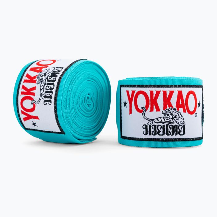 Boxerské obvazy YOKKAO Premium Sky Blue HW-2-5