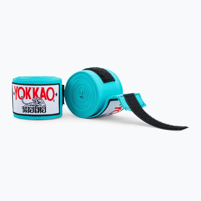 Boxerské obvazy YOKKAO Premium Sky Blue HW-2-5 2