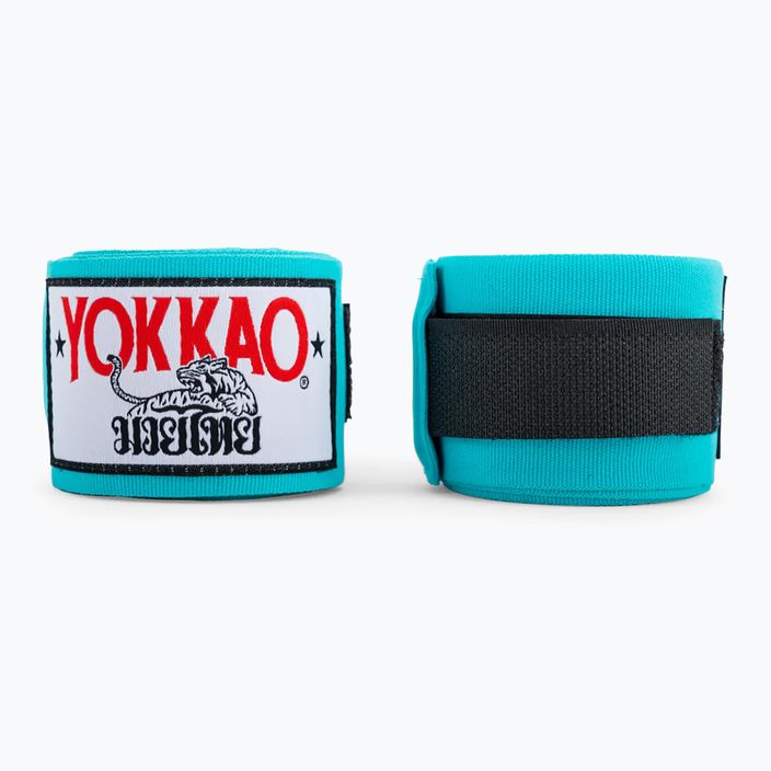 Boxerské obvazy YOKKAO Premium Sky Blue HW-2-5 3