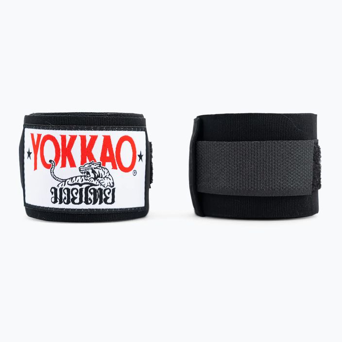 YOKKAO Prémiové boxerské bandáže černé HW-2-1 3