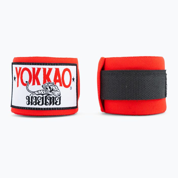 YOKKAO Prémiové boxerské bandáže červené HW-2-2 3