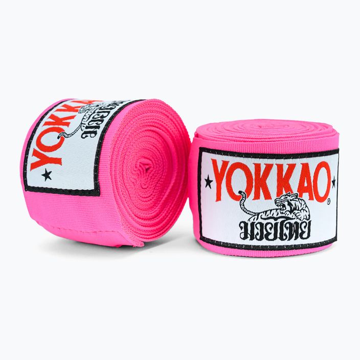 Boxerské bandáže YOKKAO růžové HW-2-8
