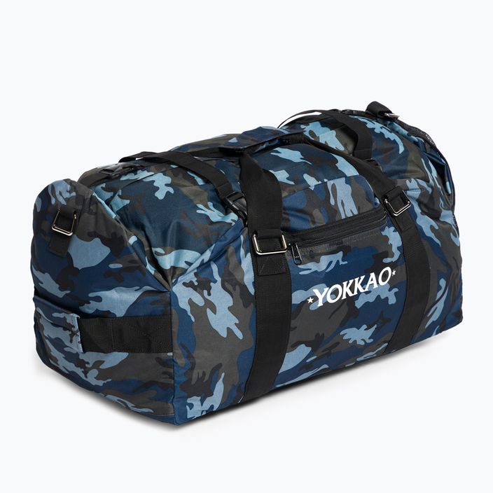 YOKKAO Convertible Camo Gym Bag modrá/černá BAG-2-B 2