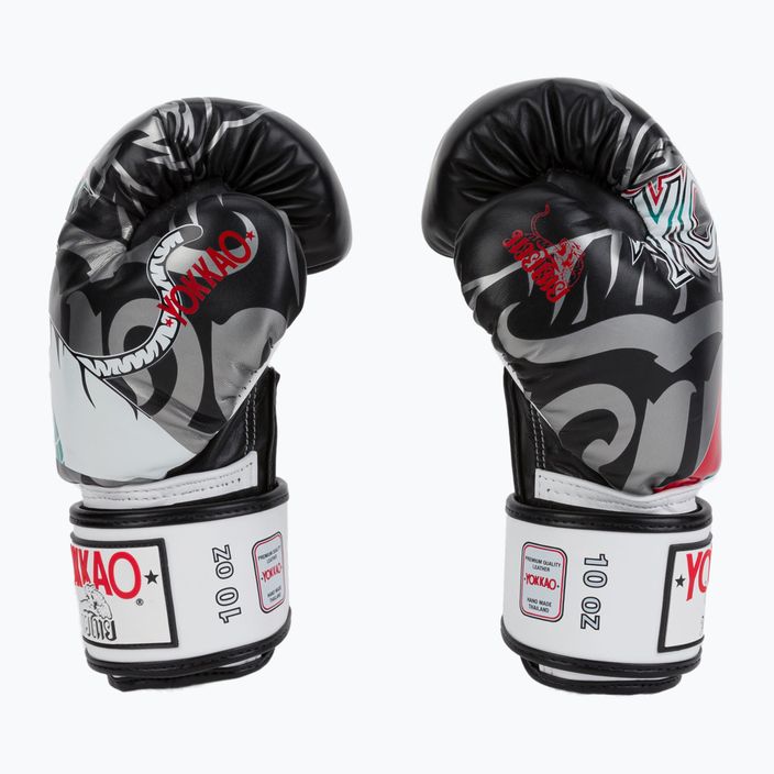 YOKKAO 90'S boxerské rukavice černé BYGL-90-1 4