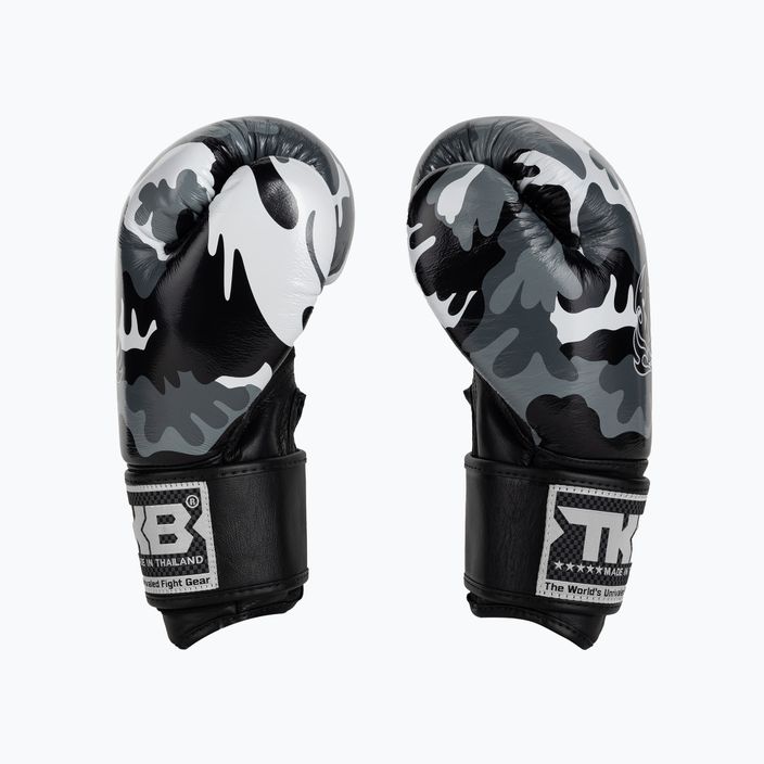 Boxerské rukavice Top King Muay Thai Empower šedé TKBGEM-03A-GY-10OZ 4