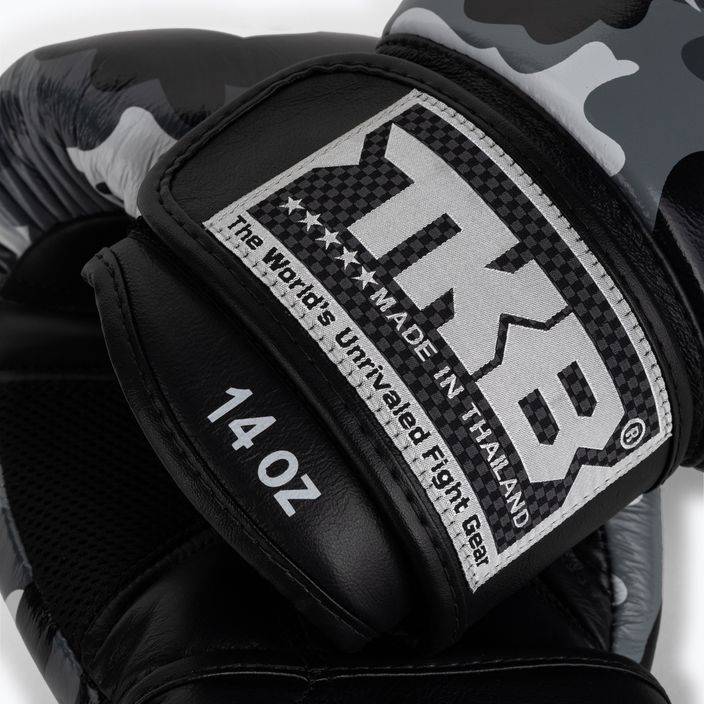Boxerské rukavice Top King Muay Thai Empower šedé TKBGEM-03A-GY-10OZ 5