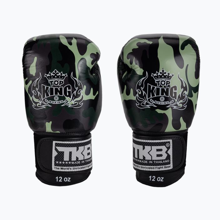 Boxerské rukavice Top King Muay Thai Empower zelené TKBGEM-03A-GN-10OZ 2