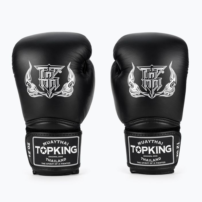 Boxerské rukavice Top King Muay Thai Super Air černé