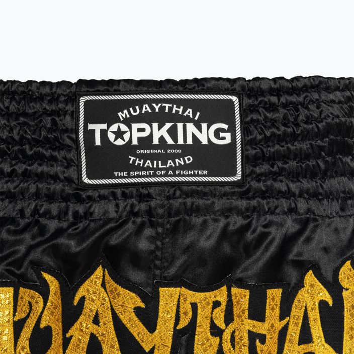 Trenky Top King Kickboxing black/gold 3