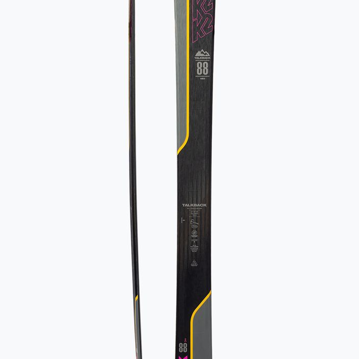 Dámské sjezdové lyže K2 Talkback 88 šedé 10E0601 5