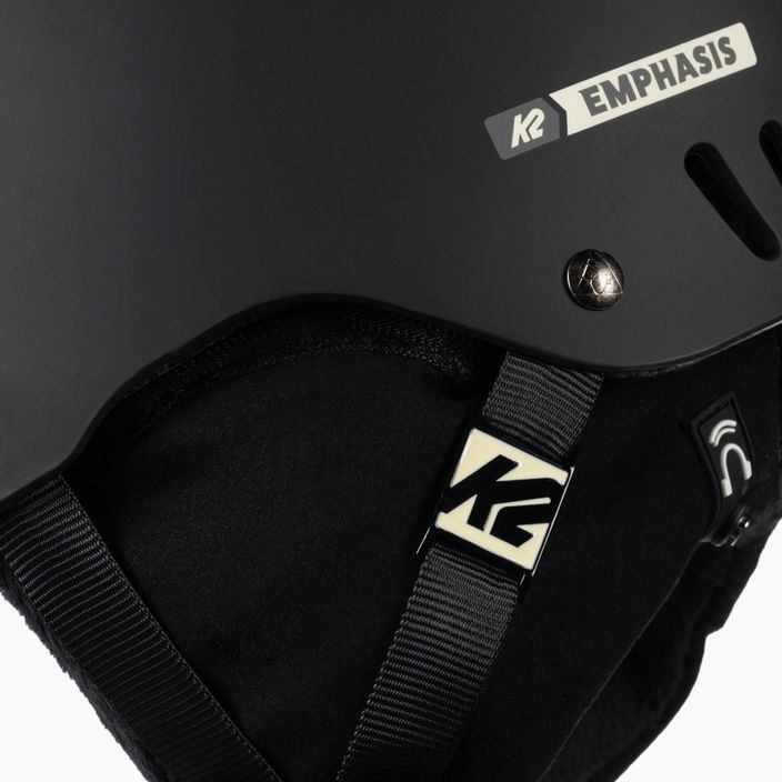 Lyžařská helma K2 Emphasis černá 10E4008.1.1.M 8