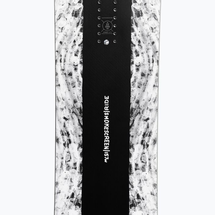 Snowboard RIDE Smokescreen black and white 12G0024 6