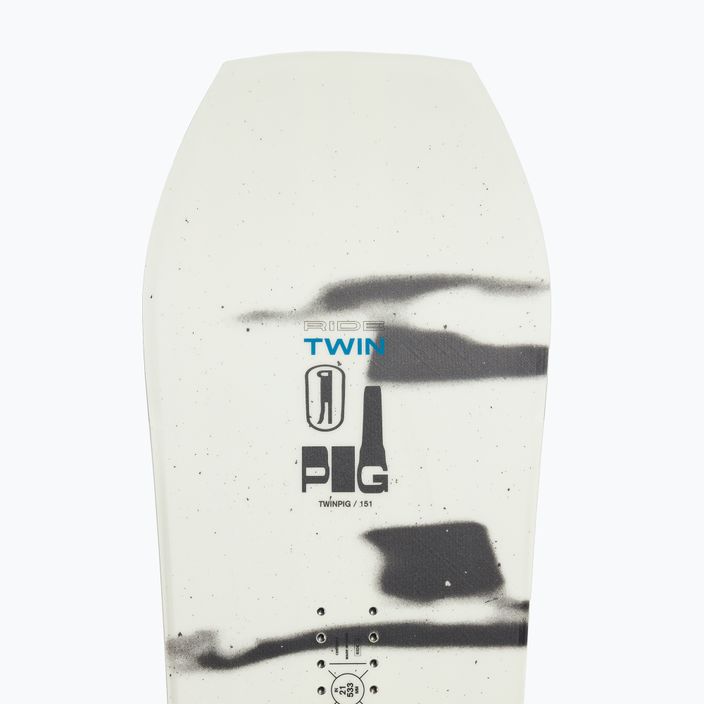 Snowboard RIDE Twinpig white-green 12G0007 5