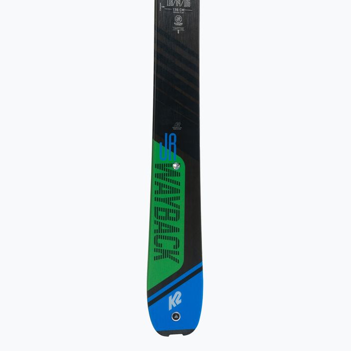K2 Wayback Jr dětské skate lyže modrozelené 10G0206.101.1 7