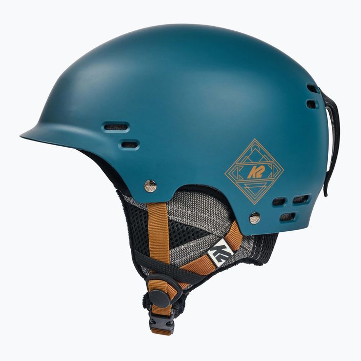 Lyžařská helma K2 Thrive dark teal 6