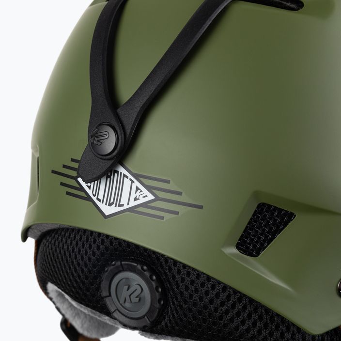 Lyžařská helma K2 Verdict zelená 10G5005.3.1.L/XL 8