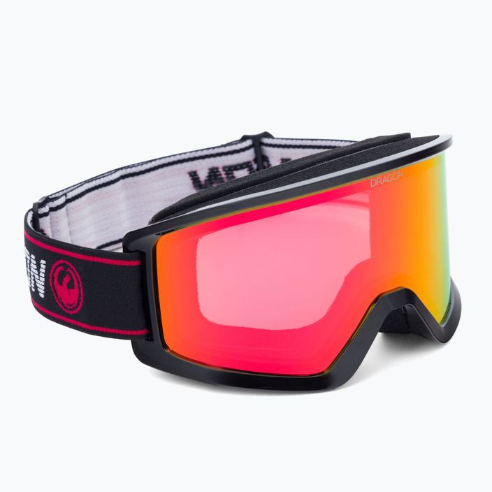 Lyžařské brýle Dragon DX3 OTG černo-červené