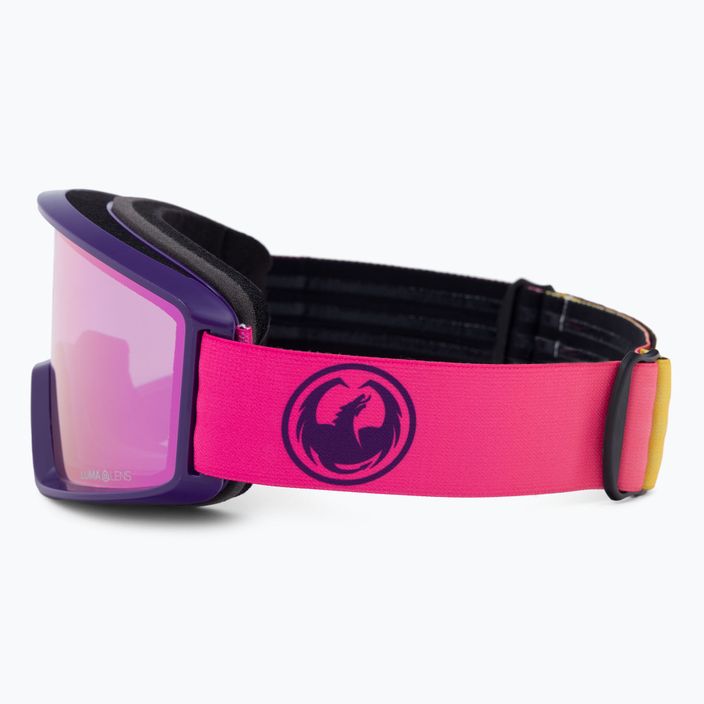 Lyžařské brýle Dragon DXT OTG  růžovo-fialové 4