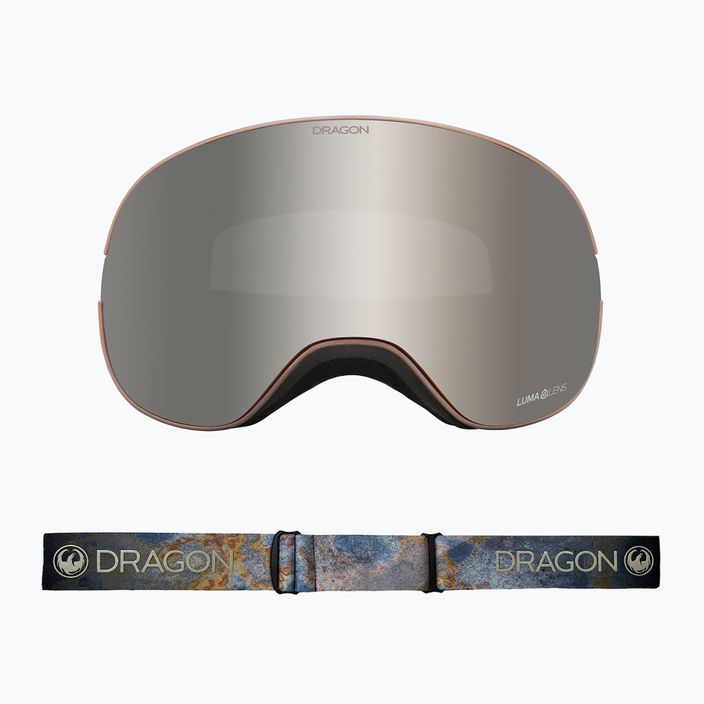 Lyžařské brýle Dragon X2 hnědé 40454-030 6