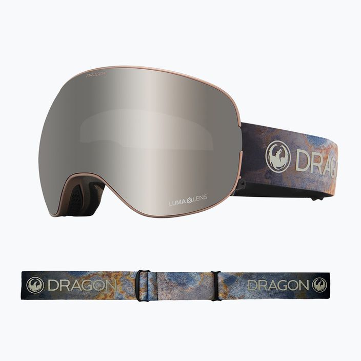 Lyžařské brýle Dragon X2 hnědé 40454-030 7