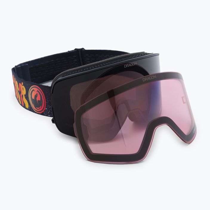 Lyžařské brýle Dragon NFX2 Forest Bailey černé 40458/6030704