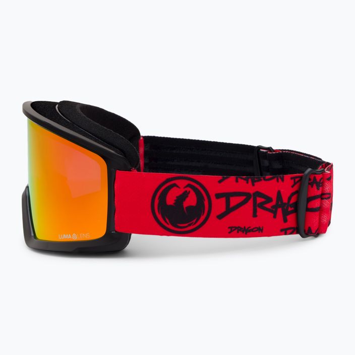 Lyžařské brýle Dragon DX3 OTG Tag červené 4