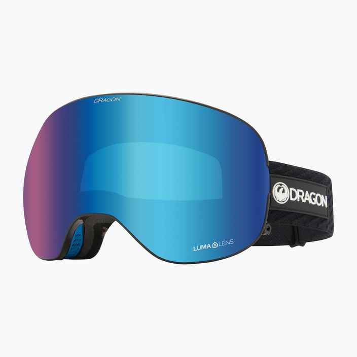 Lyžařské brýle DRAGON X2 icon blue/lumalens blue ion/amber 6