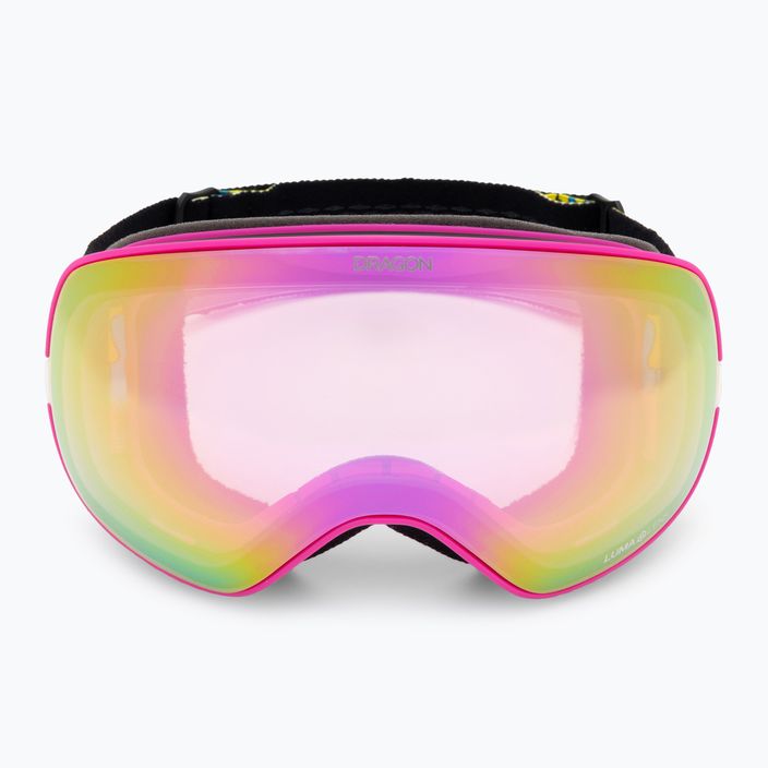 Lyžařské brýle DRAGON X2S drip/lumalens pink ion/dark smoke 3