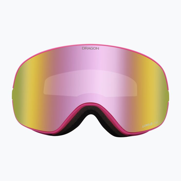 Lyžařské brýle DRAGON X2S drip/lumalens pink ion/dark smoke 7