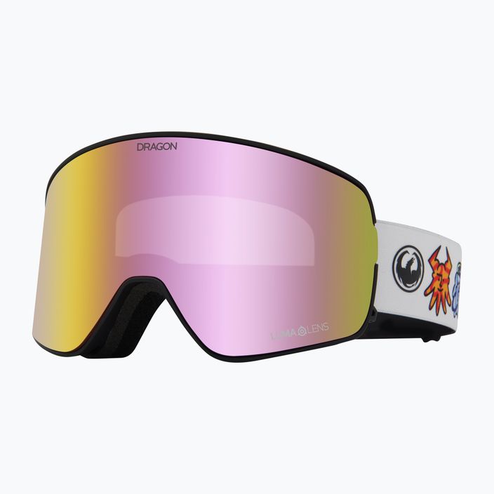 Lyžařské brýle DRAGON NFX2 forest bailey signature/lumalens pink ion/midnight 6