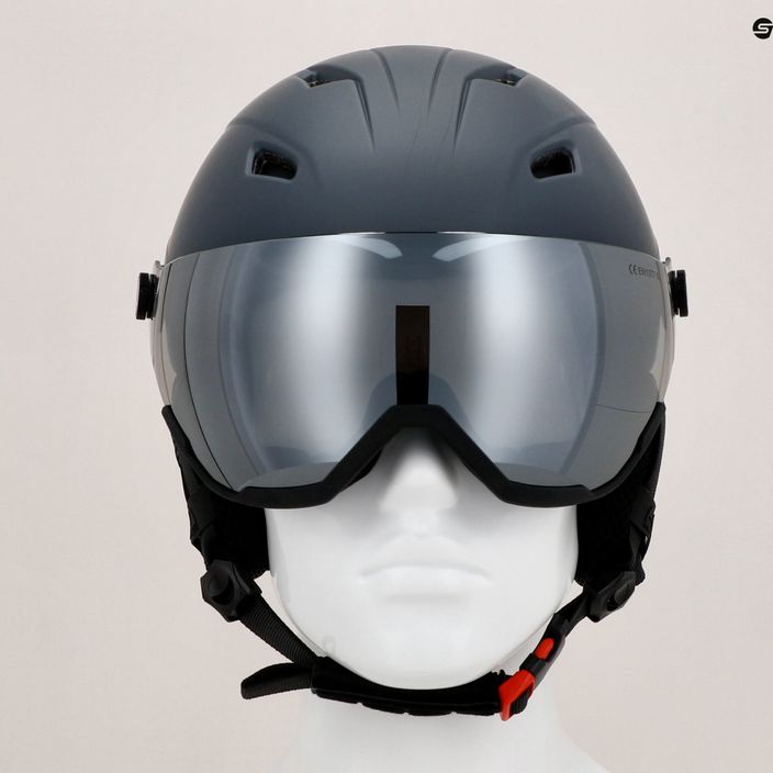 Pánská lyžařská helma 4F M034 šedá 11
