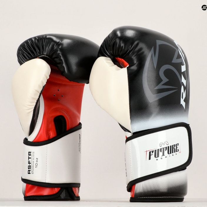 Boxerské rukavice  Rival RS-FTR Future Sparring black/white/red 10