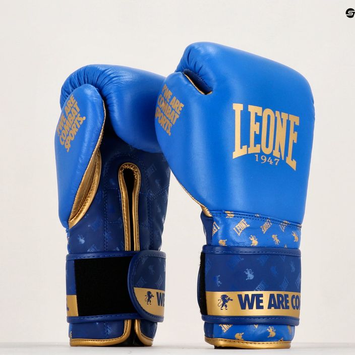 Boxerské rukavice LEONE 1947 Dna blue 14