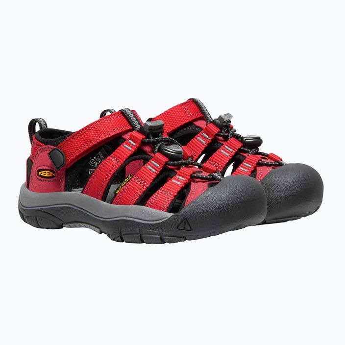 Dětské trekové sandály KEEN Newport H2 ribbon red/gargoyle 10