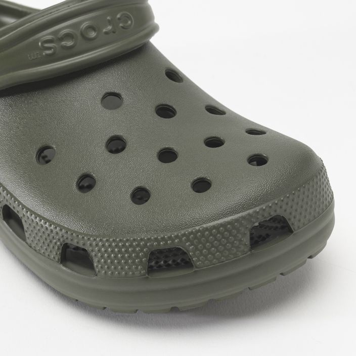 Nazouváky  Crocs Classic dusty olive 8