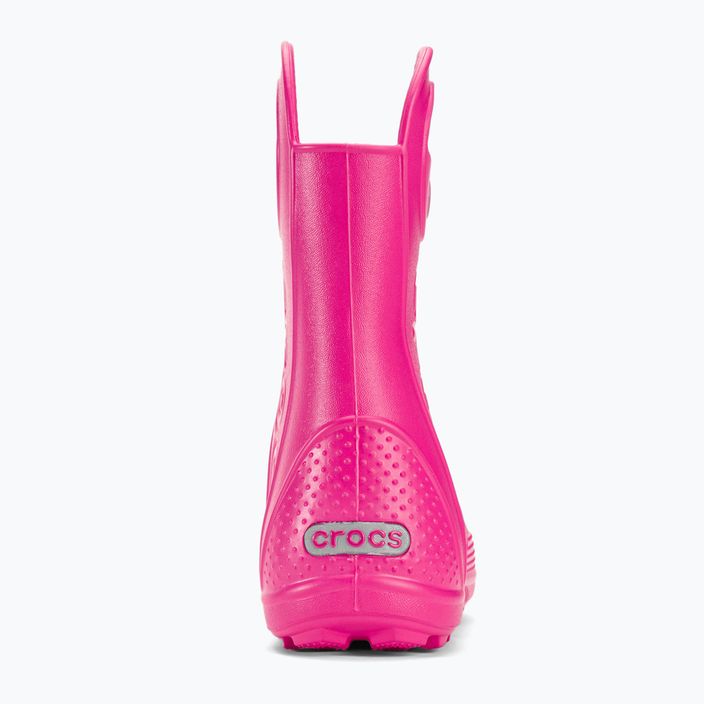 Dětské holínky Crocs Handle Rain Boot Kids candy pink 7
