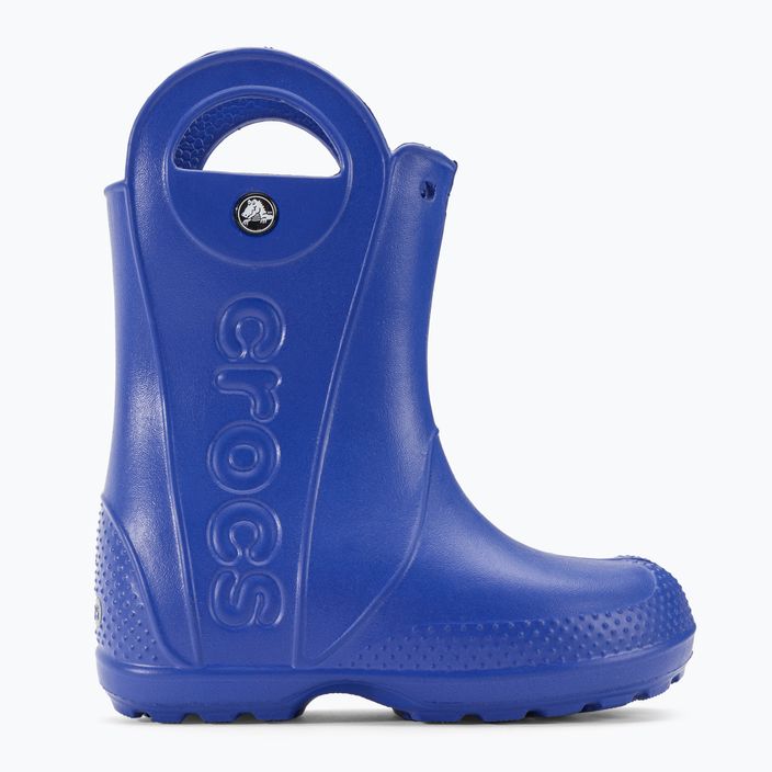 Dětské gumáky Crocs Rain Boot v azurově modré barvě 2