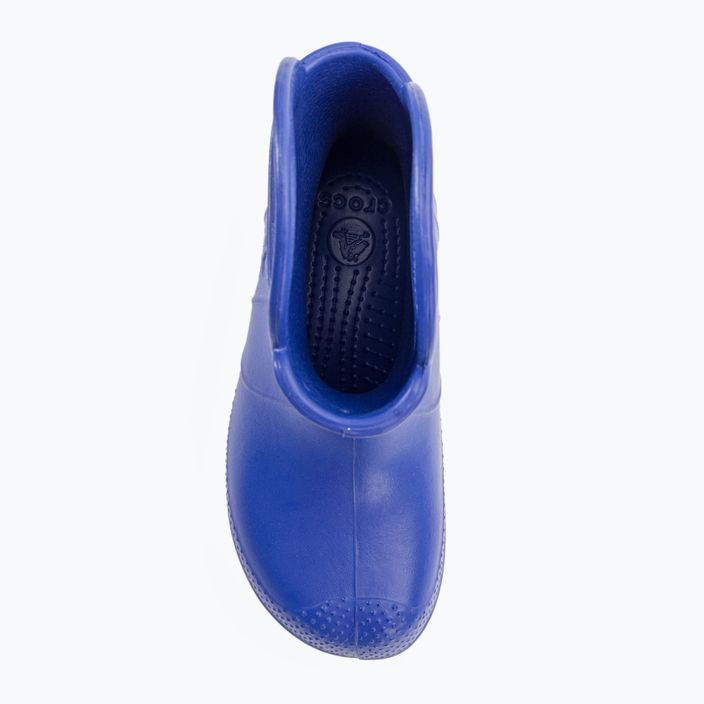 Dětské gumáky Crocs Rain Boot v azurově modré barvě 6